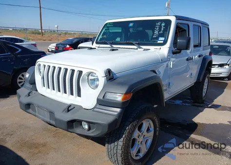 2018 Jeep Wrangler Unlimited Sport S 4X4 z USA, uszkodzony, nr VIN 1C4HJXDN4JW206273